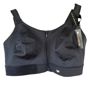 SheFit Flex Sports Bra Black Rose Gold Foil 5Luxe Plus NWT High Impact